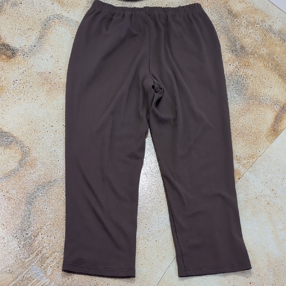 Woman Within | Brown Comfy Sweat Pants Joggers Size L - Picture 9 of 11